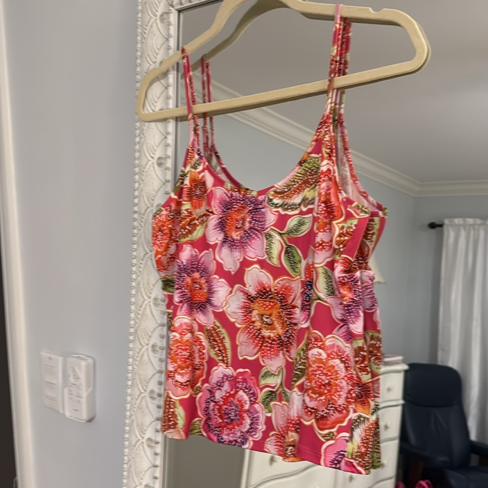 Jade by Johnny Was Marcia Ruffle Blouse with matching camisole, size small w tag - Picture 8 of 10